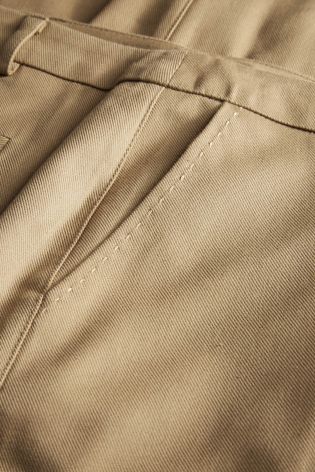 Cotton Twill Cigarette Trousers